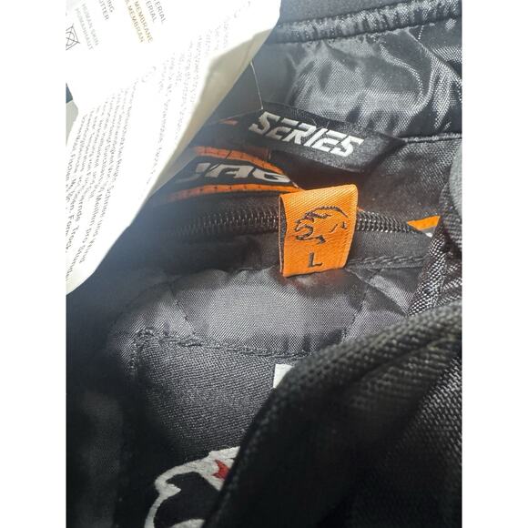 Jag Motorcycle Riding jacket Black/neon Yellow Visibility Armour Touring Coat - Picture 5 of 5